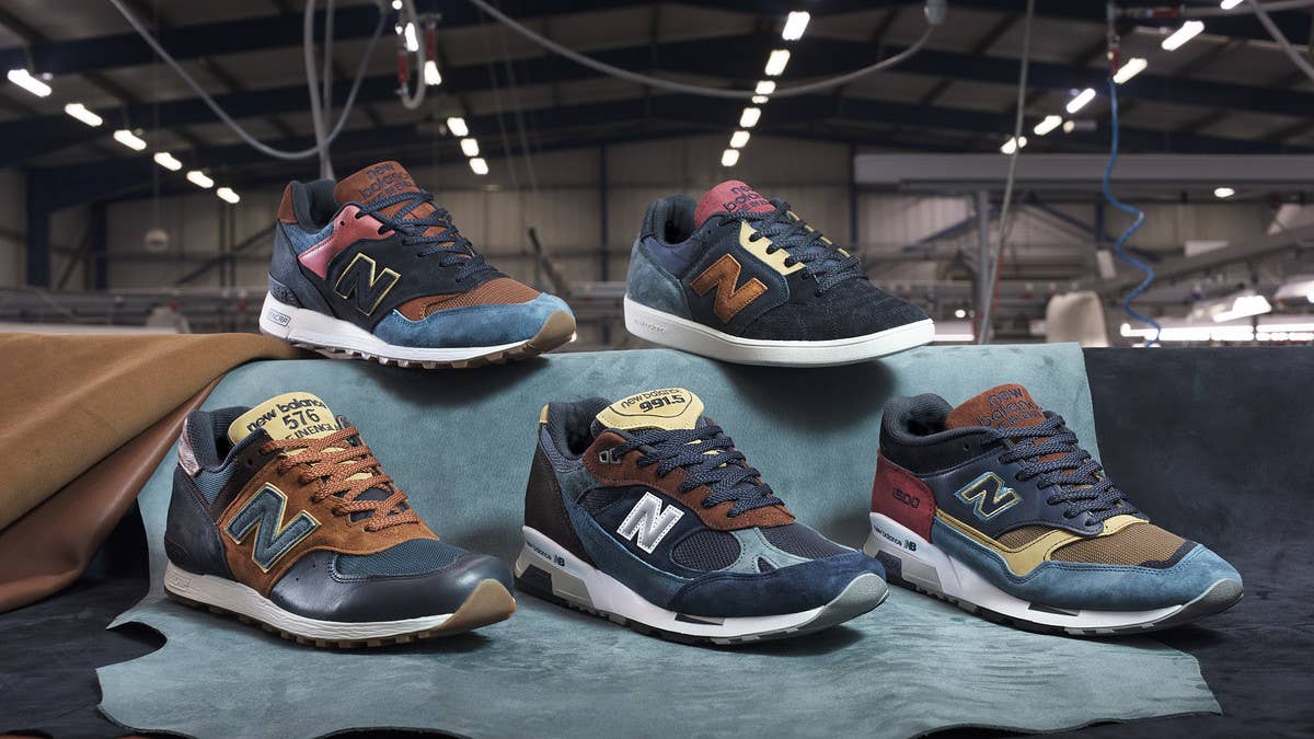 The New Balance Made in UK "Yard Pack" releases in part on December 31 and January 14.