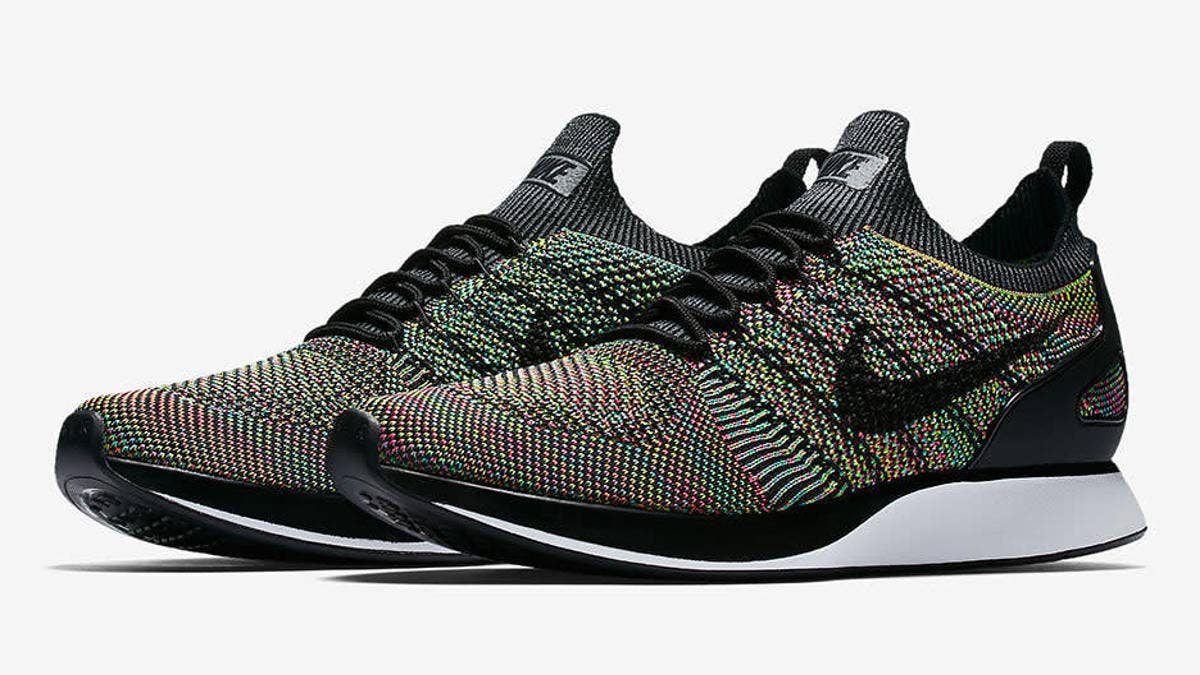 The Nike Zoom Mariah Flyknit Racer 'Multi-Color' has a release date. 