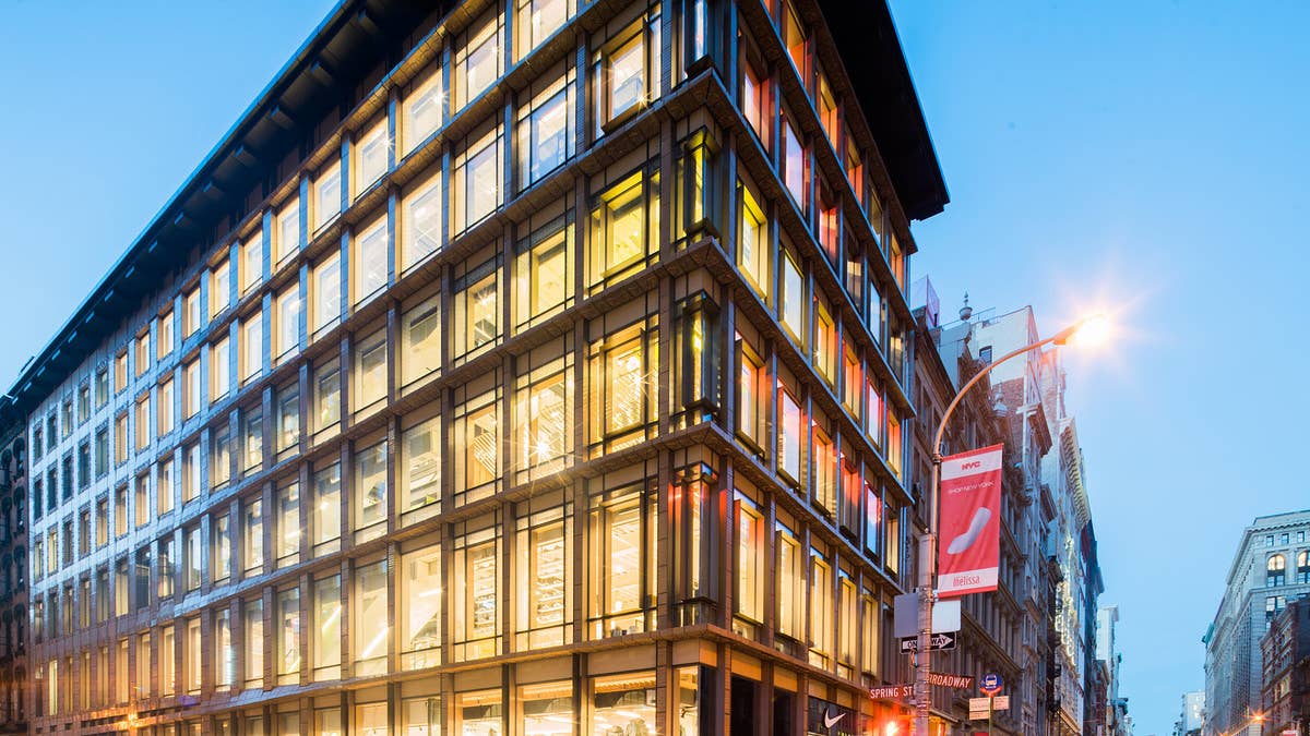 Permitting issues cause Nike to delay the grand opening of its new SoHo store.