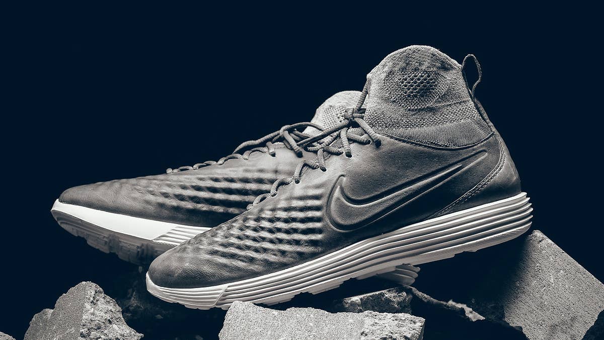 The trend of sock shoes continues with the Nike Lunar Magista 2 Flyknit, a soccer-turned-street design.