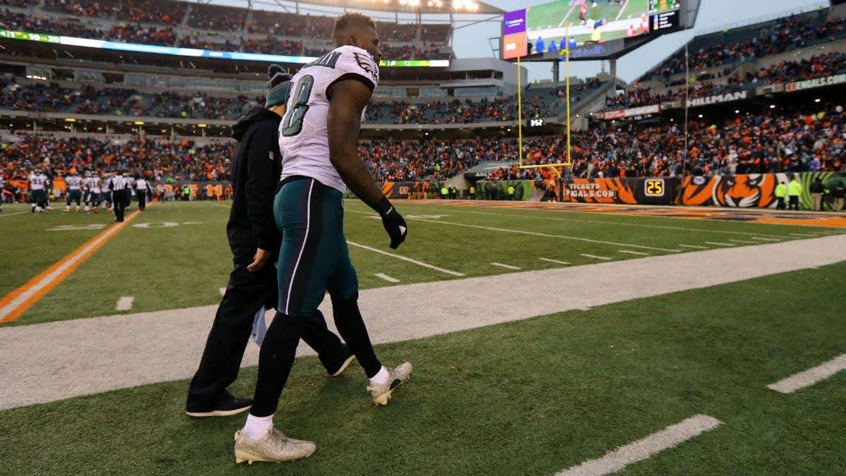 Dorial Green-Beckham fined for wearing cleats in support of the fake Yeezy Foundation.