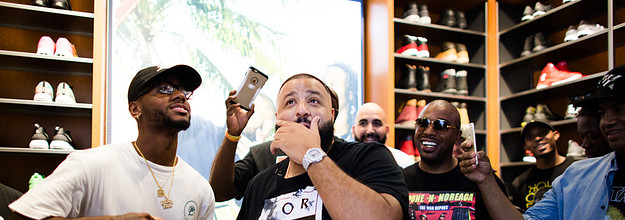 DJ Khaled gifts fan new shoes after learning he'd been camping