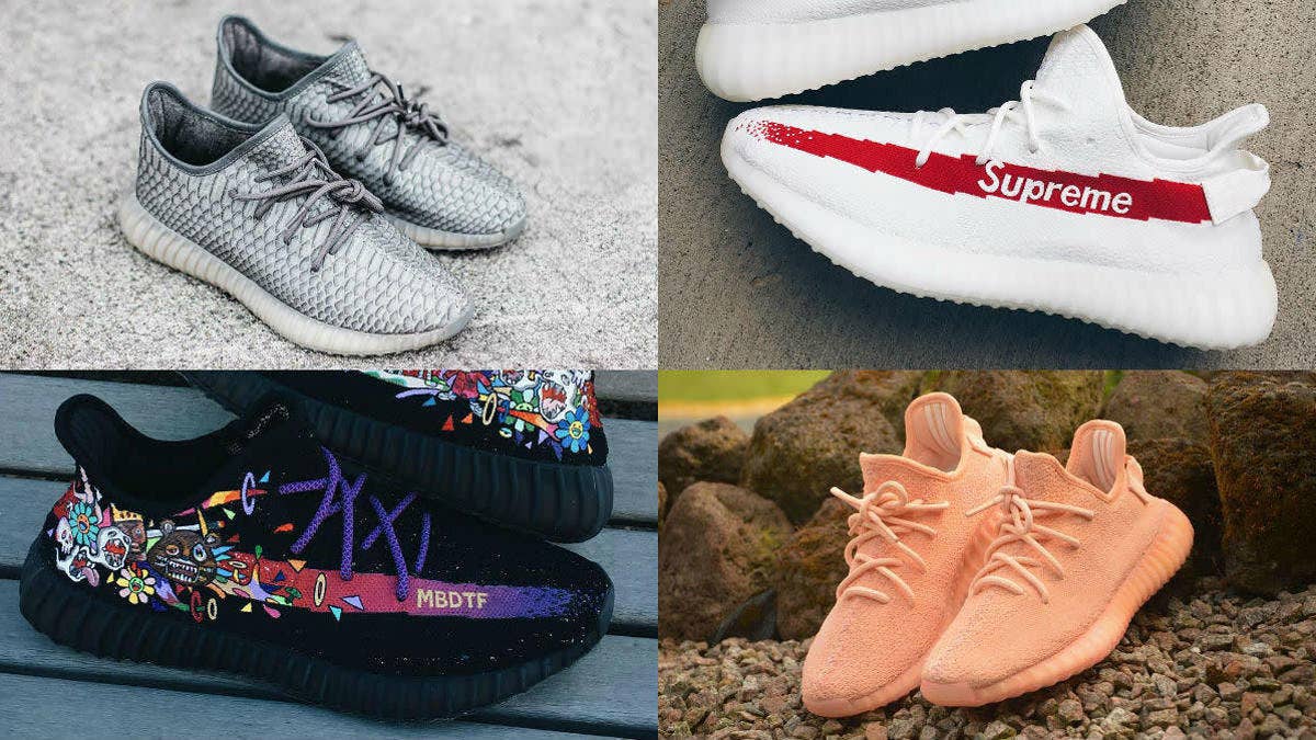 These are the best Adidas Yeezy Boost customs.