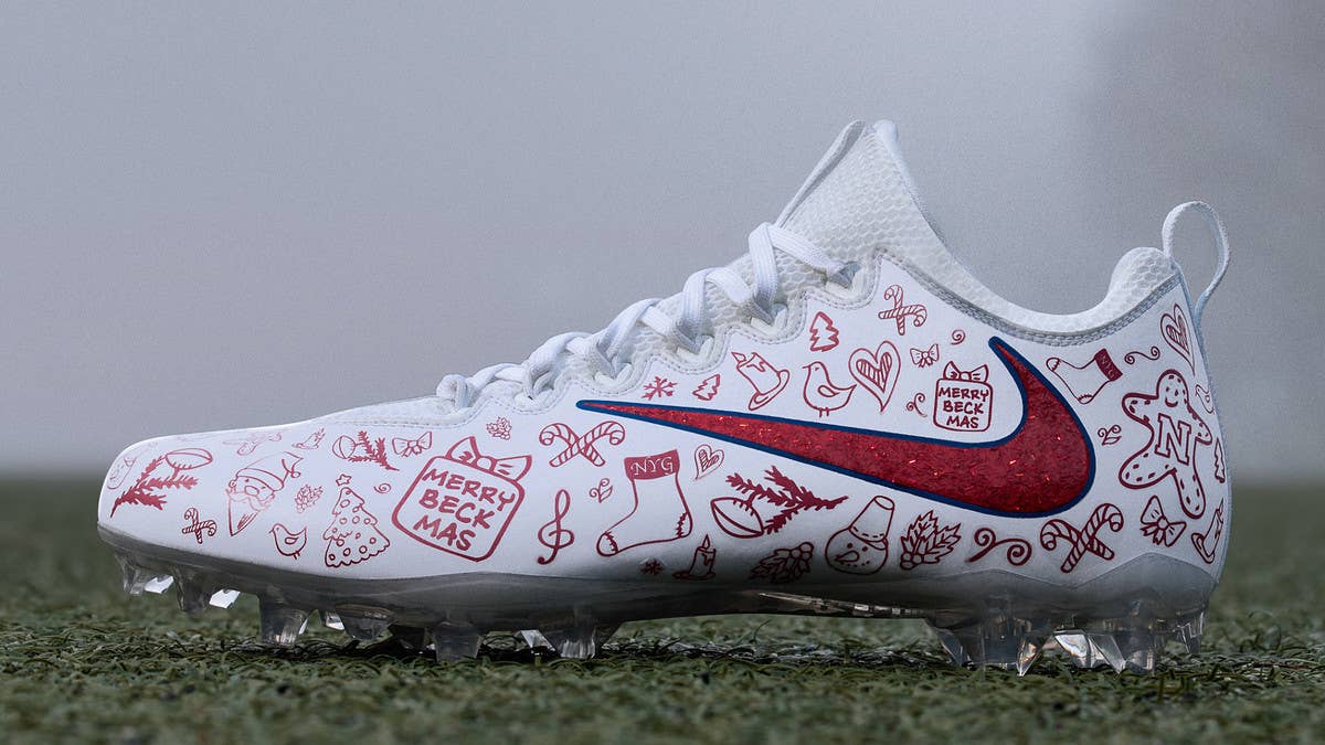Nike made cleats for Odell Beckham Jr. with actual grass in them.