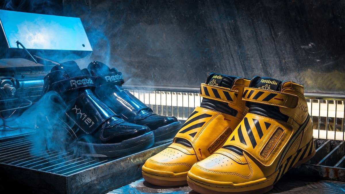Reebok Alien Stomper 'Final Battle' sneakers inspired by Aliens, releasing on July 18.