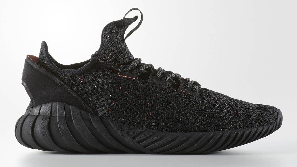 Adidas is back with another 'Triple Black' shoe, this time via the Tubular Doom Soc.