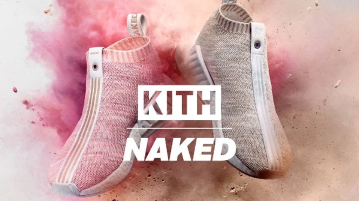 Kith x Naked Adidas Consortium Sneaker Exchange Pack releases on March 4.