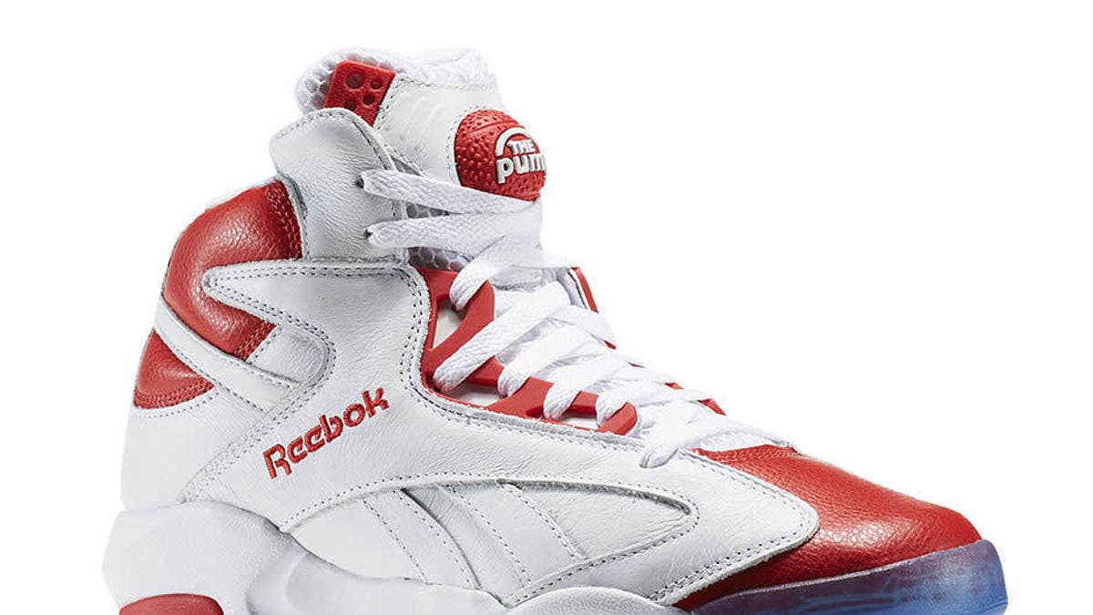 This new colorway of the Reebok Shaq Attaq is inspired by the Reebok Question.