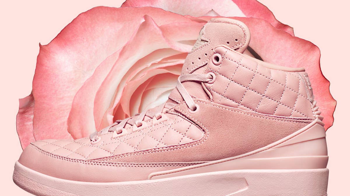Nike is selling the new pink Don C x Air Jordan 2s through its SNKRS Stash feature.