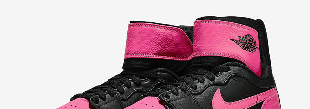 Michael Jordan & Serena Williams Autographed & Inscribed Red & Black Nike Court Flare Air Jordan1 Shoes