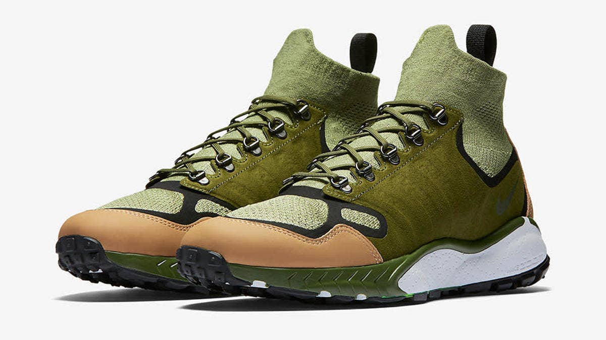 The Nike Zoom Talaria Mid Flyknit "Palm Green" is releasing soon for $200.