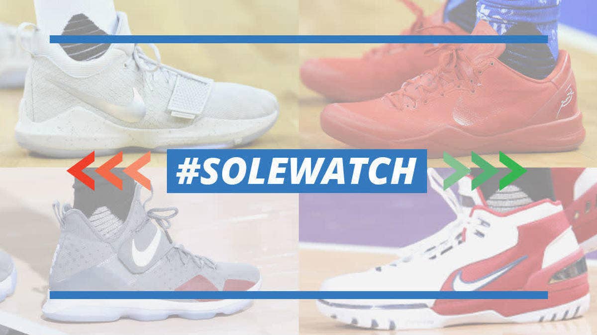 Paul George debuts his new signature shoe in the latest NBA #SoleWatch Power Rankings.