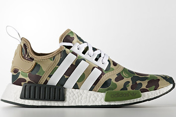 Adidas NMD x BAPE Olive Camo Sole Collector Release Date Roundup