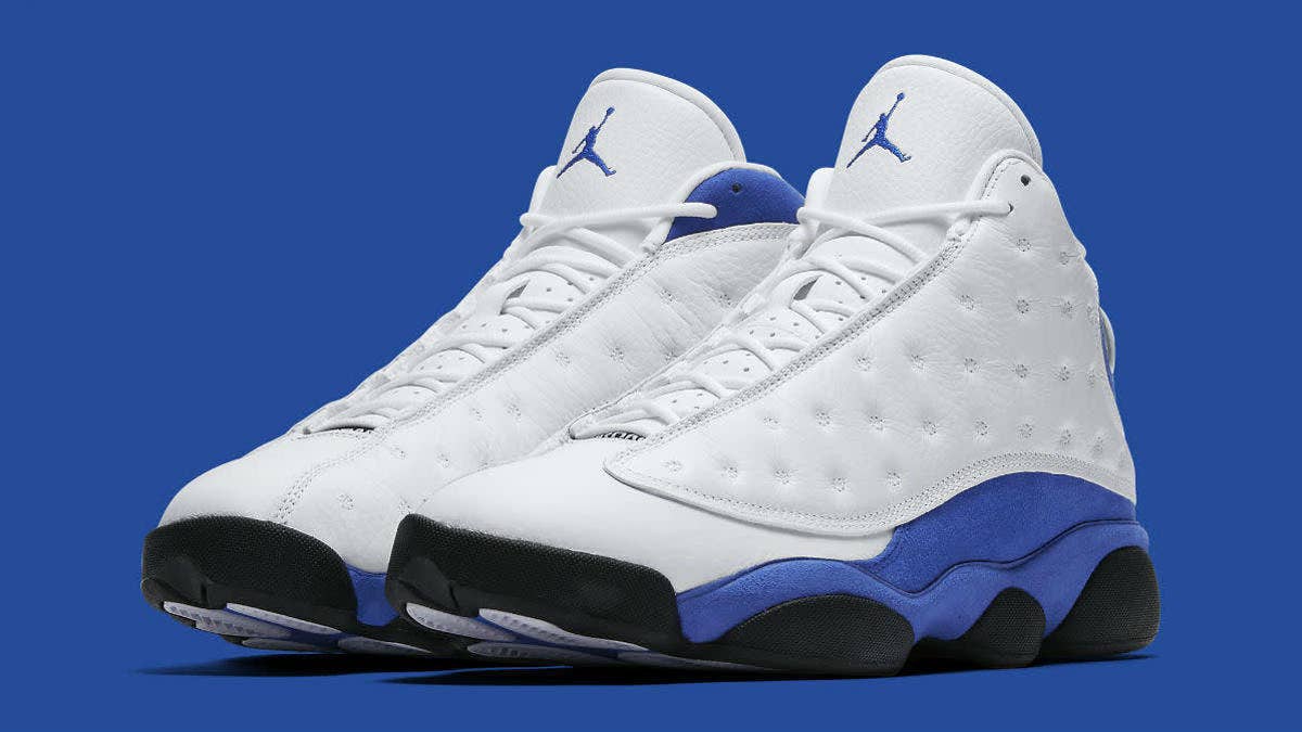 A white/blue Air Jordan 13 in the vein of Quentin Richardson's player exclusives is releasing in 2018.