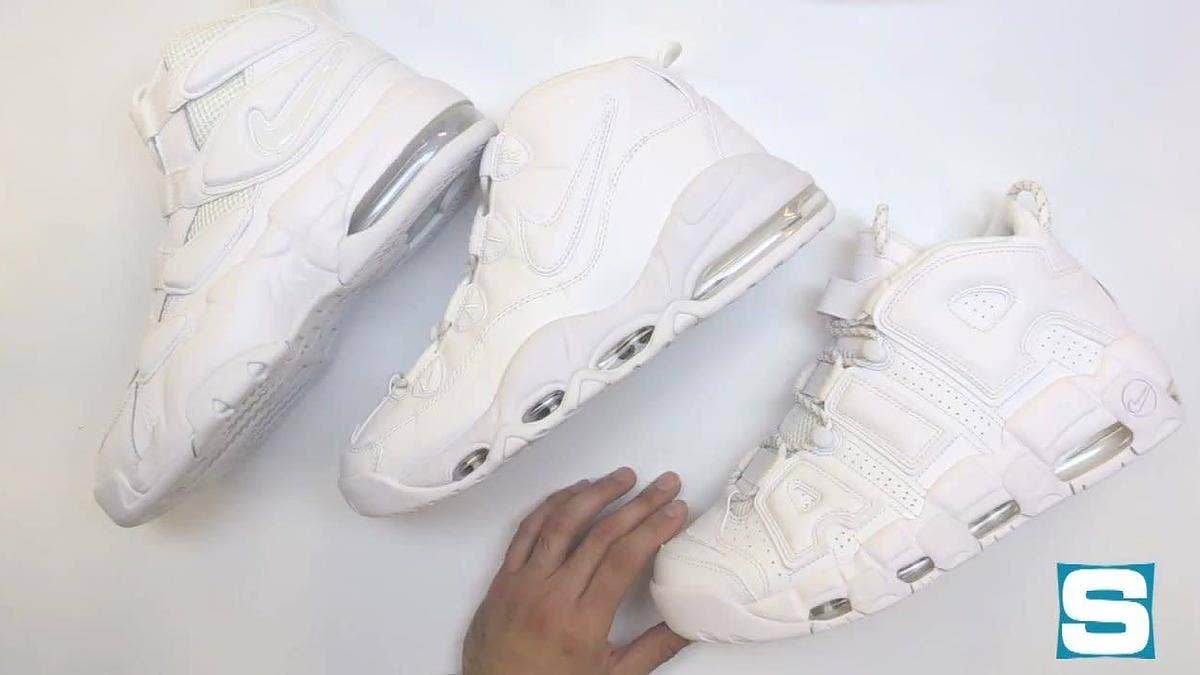 Sole Collector unboxes and gives away the Nike Uptempo "Triple White" Collection.