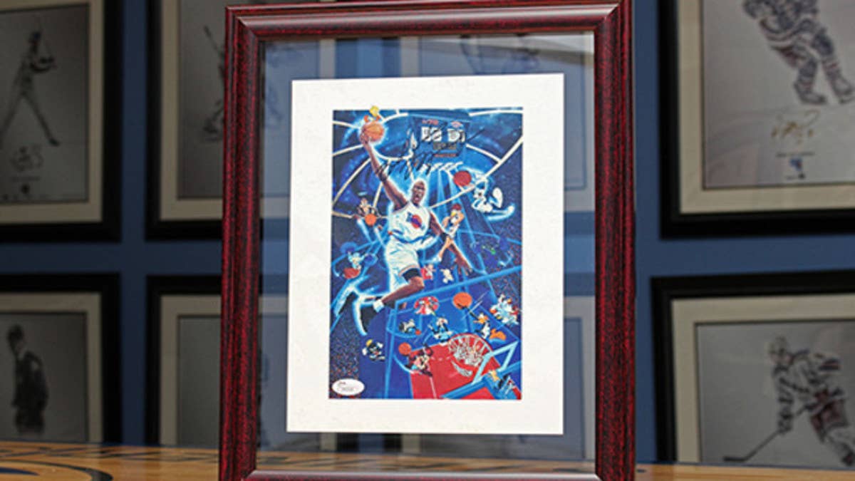 How are Steiner Sports and Sole Collector giving you the chance to win a Space Jam photo autographed by Michael Jordan?
