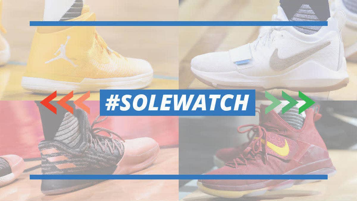 The #SoleWatch Power Rankings recaps the best sneakers worn in the NBA this past week.