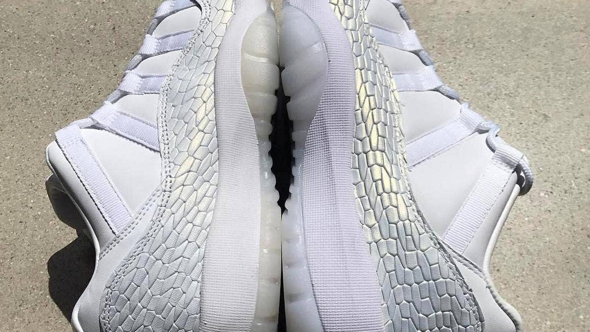 Fake Education breaks down how to tell if your "Heiress" Air Jordan 11 Lows are real or fake.