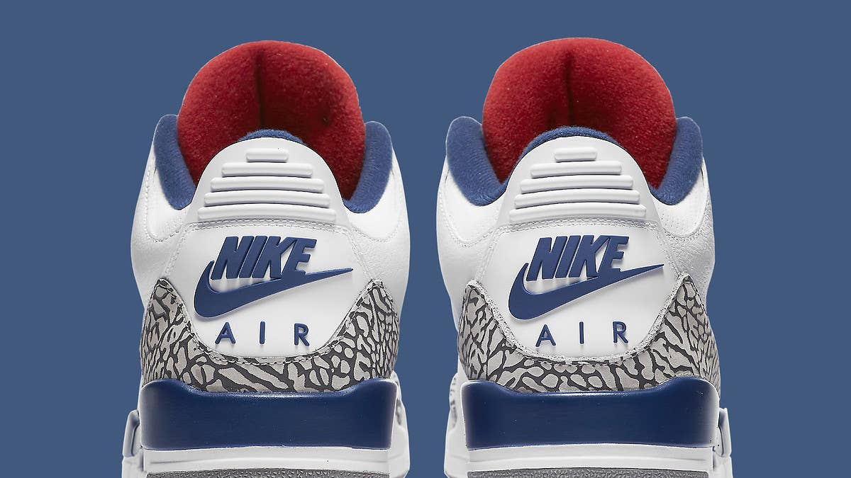 You can buy the 'True Blue' Air Jordan 3 well under retail via this special promotion.