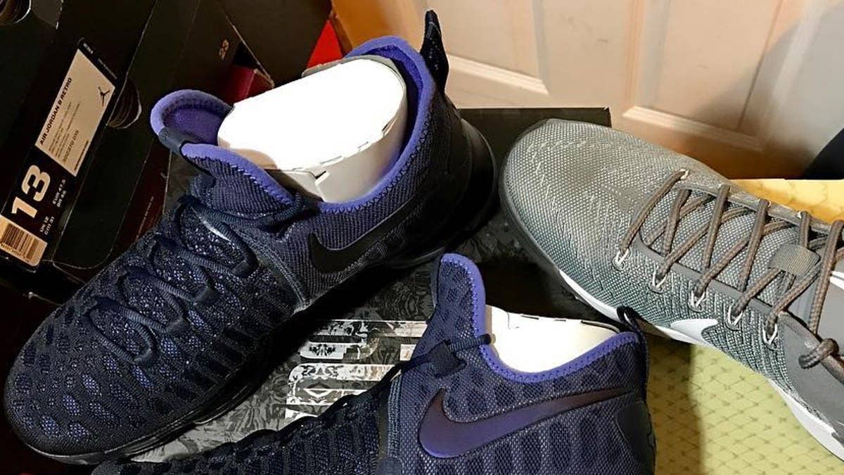 It appears that a tonal obsidian version of the Nike KD 9 on the way.