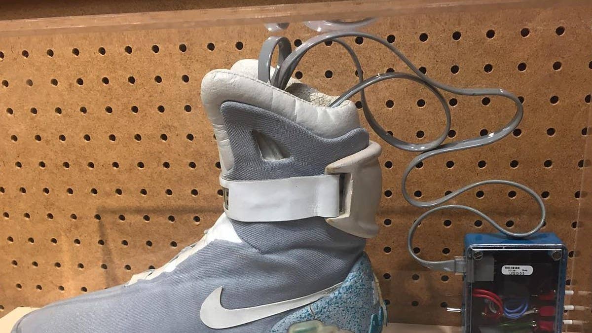 Nike's Tiffany Beers posted this awesome prototype of Marty McFly's Back to the Future Nike Mags.