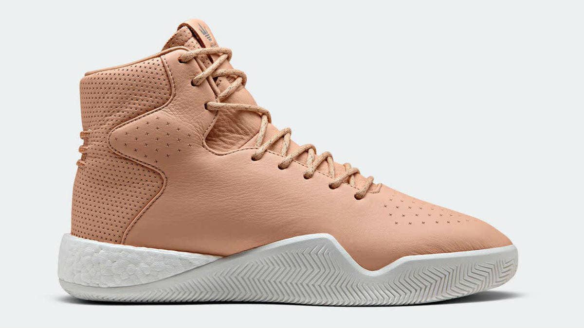 Adidas revamps the Tubular Instinct high-top with Boost cushioning.