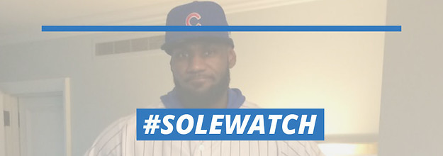 SoleWatch: LeBron James Honors Bet in Full Cubs Uniform and Nikes