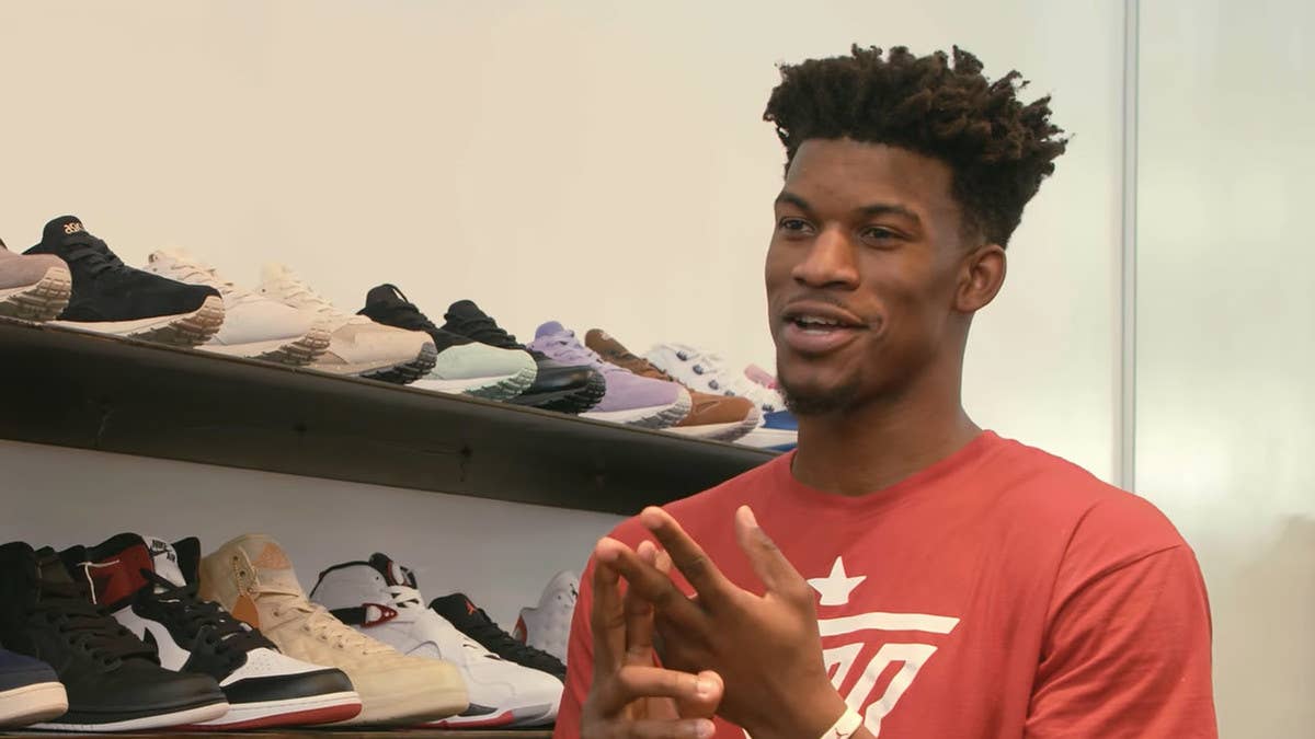 Jimmy Butler gave President Obama a special pair of Jordans during his trip to the White House.
