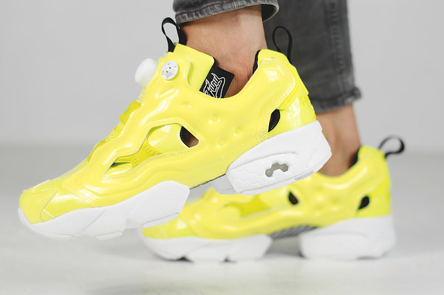 reebok insta pump fury on feet