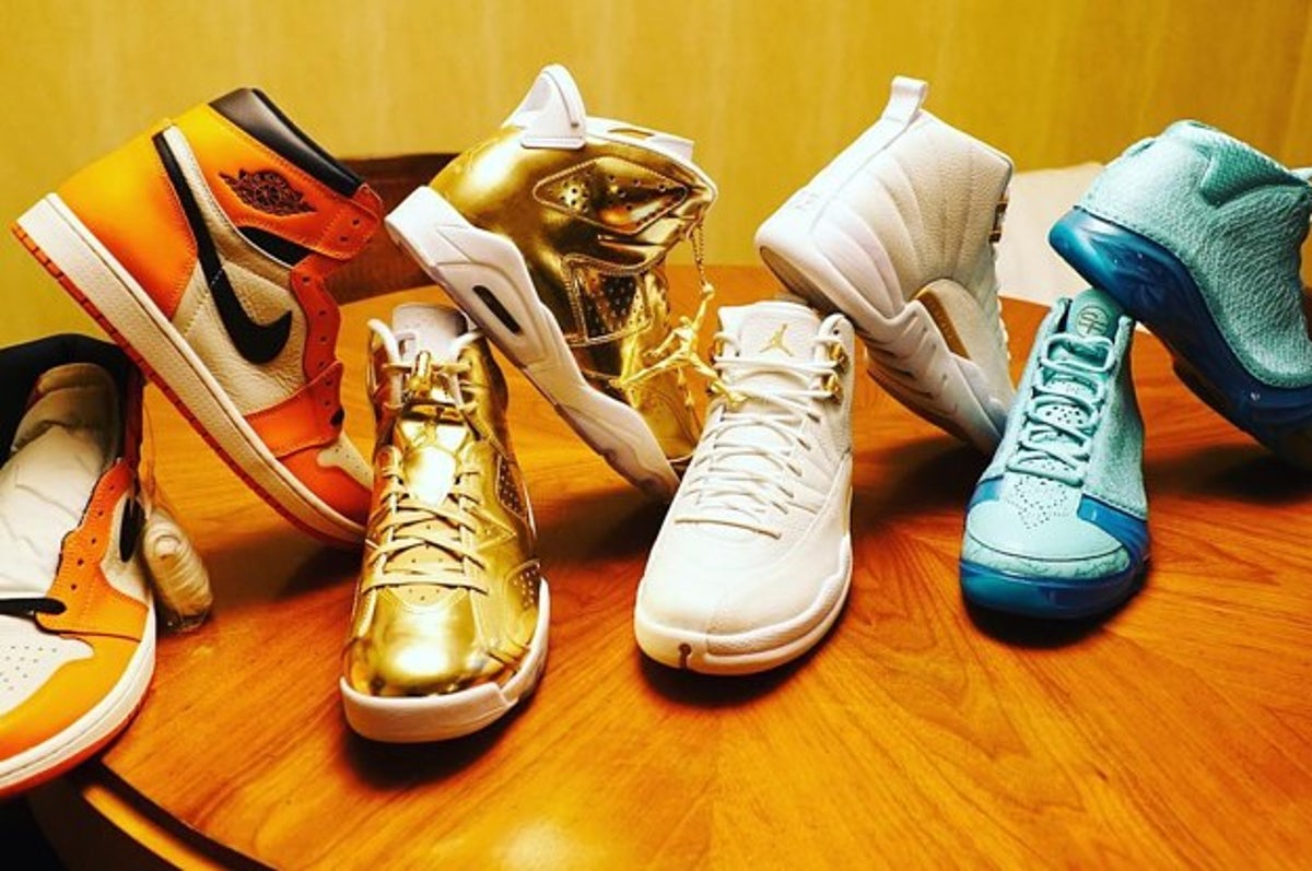 DJ Khaled Flexes His 1-Of-1 Air Jordans On Sneaker Shopping