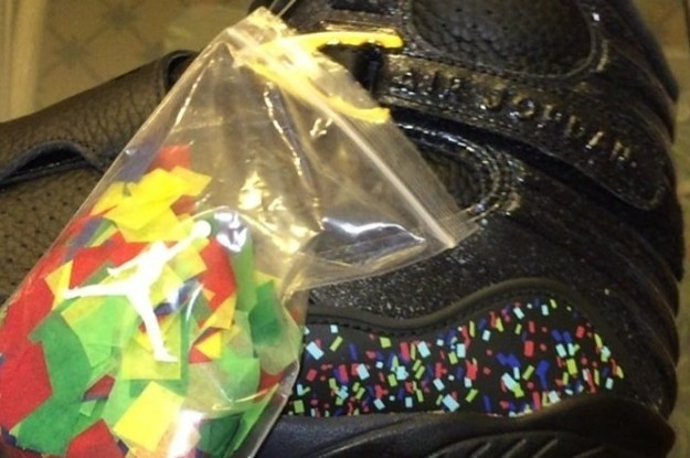 confetti jordans