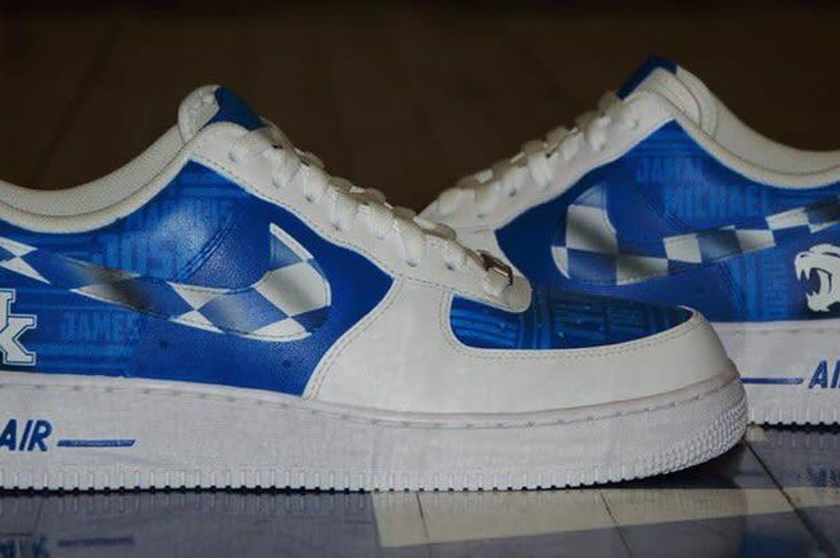 Nike Continue the 'Kentucky' Theme On This Air Force 1 Mid - Sneaker Freaker