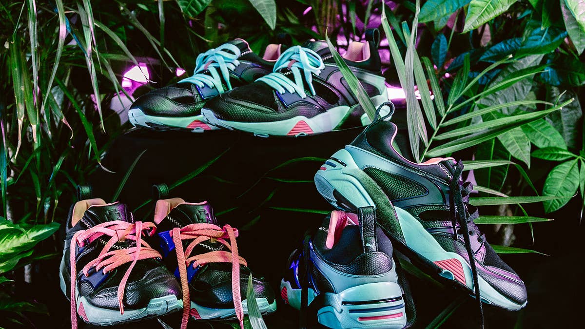Pink Dolphin has its way with the Blaze of Glory and Suede Mid.
