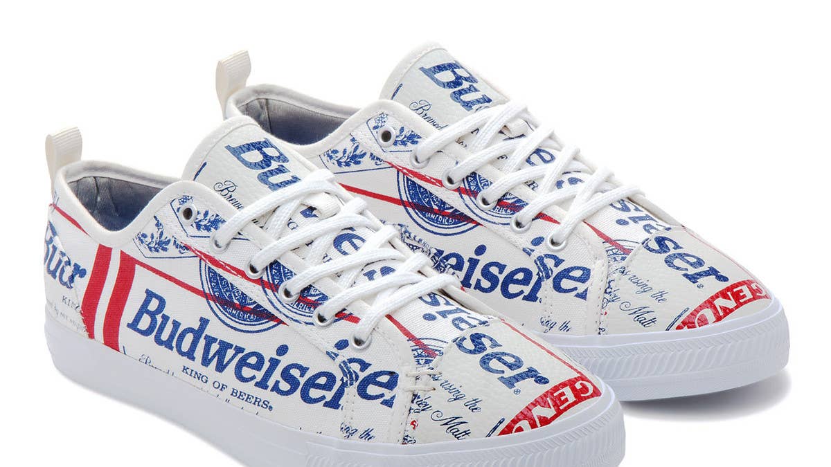 Greats and Alife team up for Budweiser shoes.