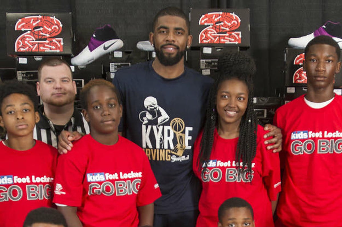 Kyrie and Kids Foot Locker Donate 190 Pairs to Boys & Girls Clubs of  Cleveland - WearTesters