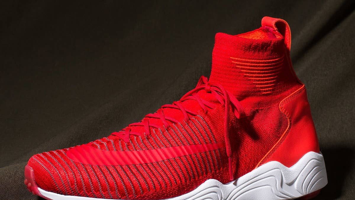 The Zoom Mercurial Flyknit goes all-red-everything (almost).
