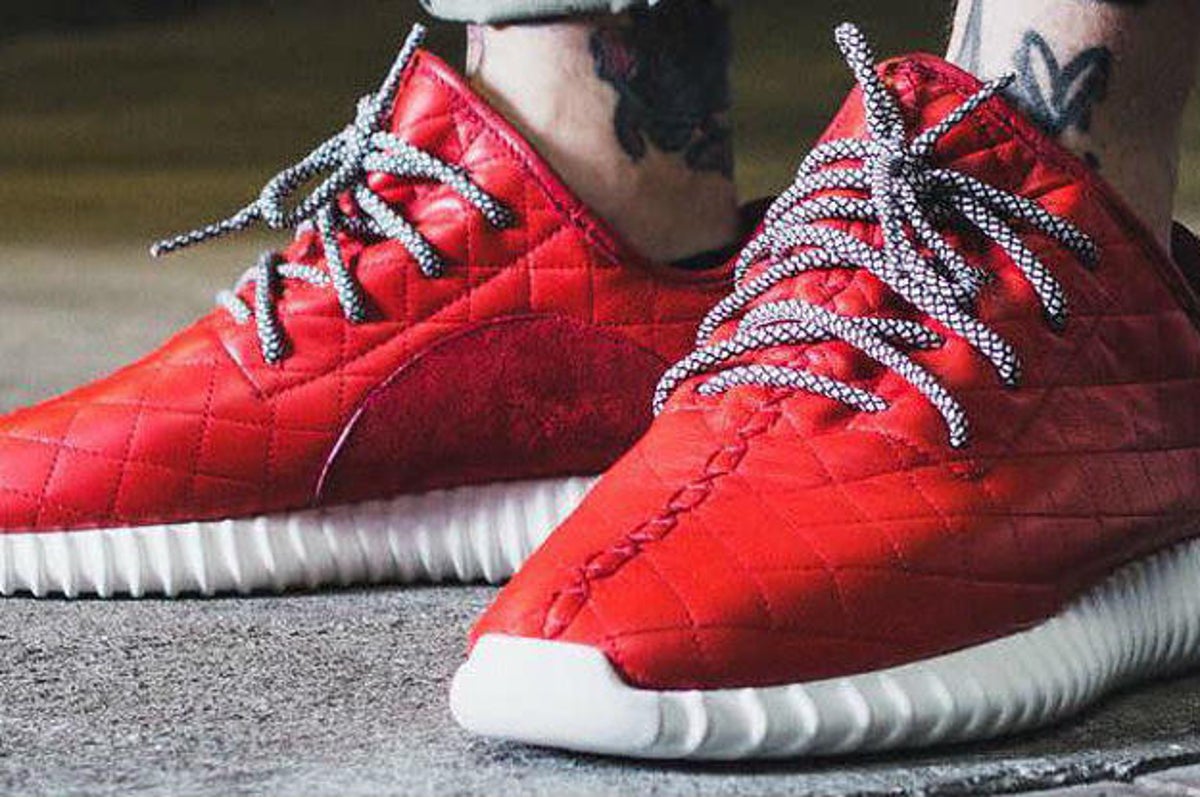 Audi limited edition red Yeezy Boost running sneakers - Owl
