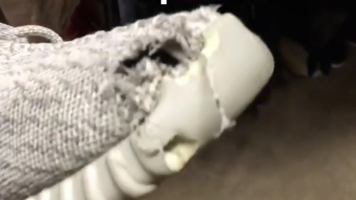 trashed yeezys for sale