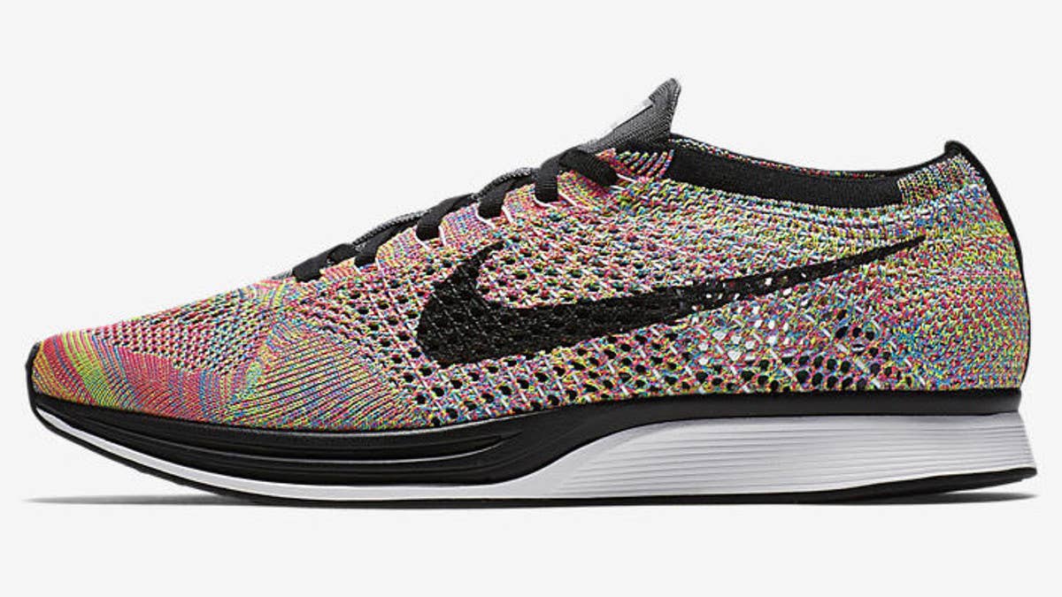 You can buy the "Multicolor" Nike Flyknit Racer now.