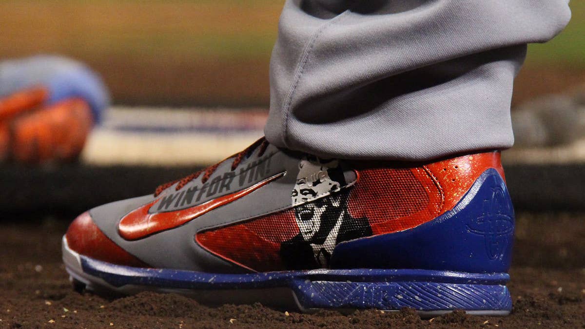 Vin Scully honored with special footwear.
