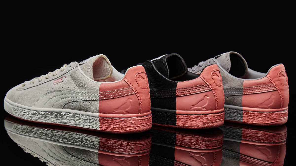 Featuring the Blaze of Glory and three colorways of the Suede.