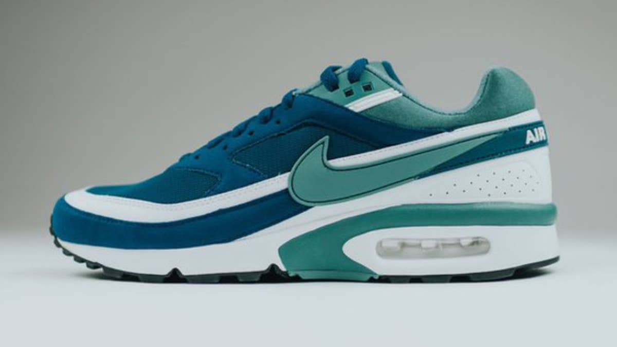 This jade colorway just arrived at sneaker stores.