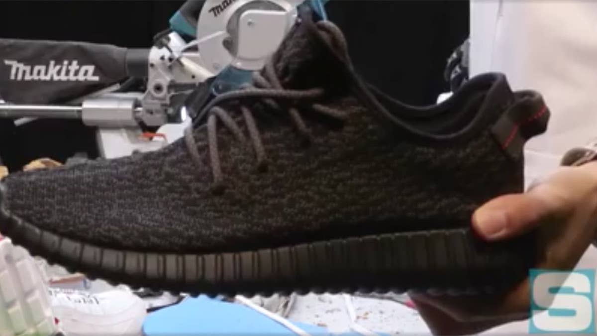 See what's inside a pair of Yeezy Boosts.