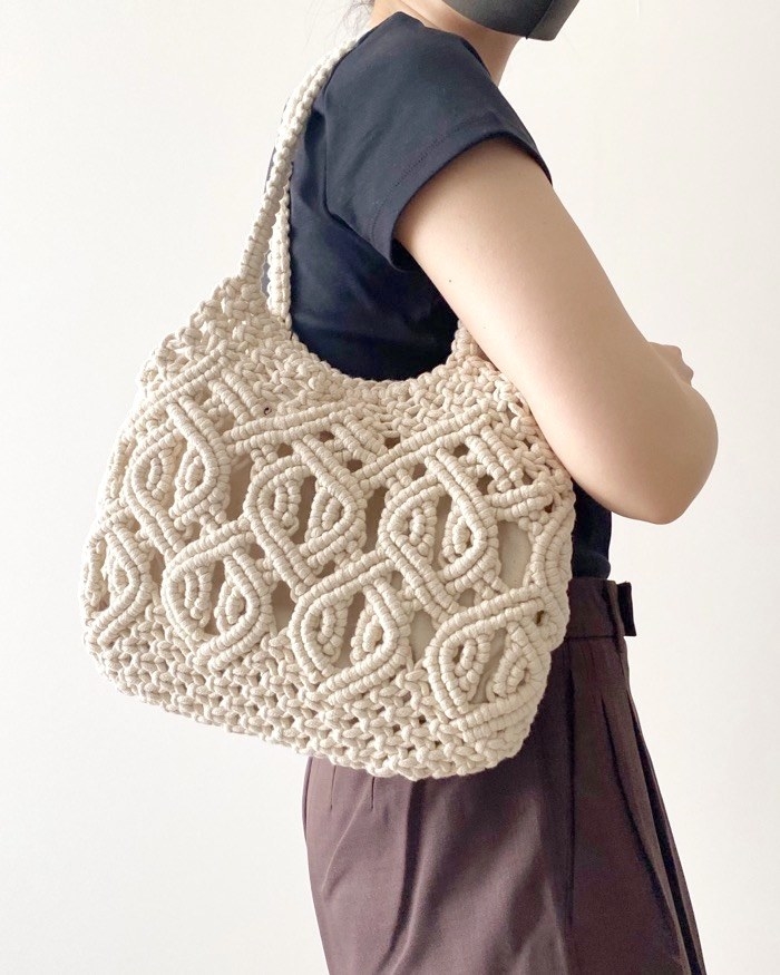 ZARA（ザラ）のおすすめバッグ「マクラメミニトートバッグ」