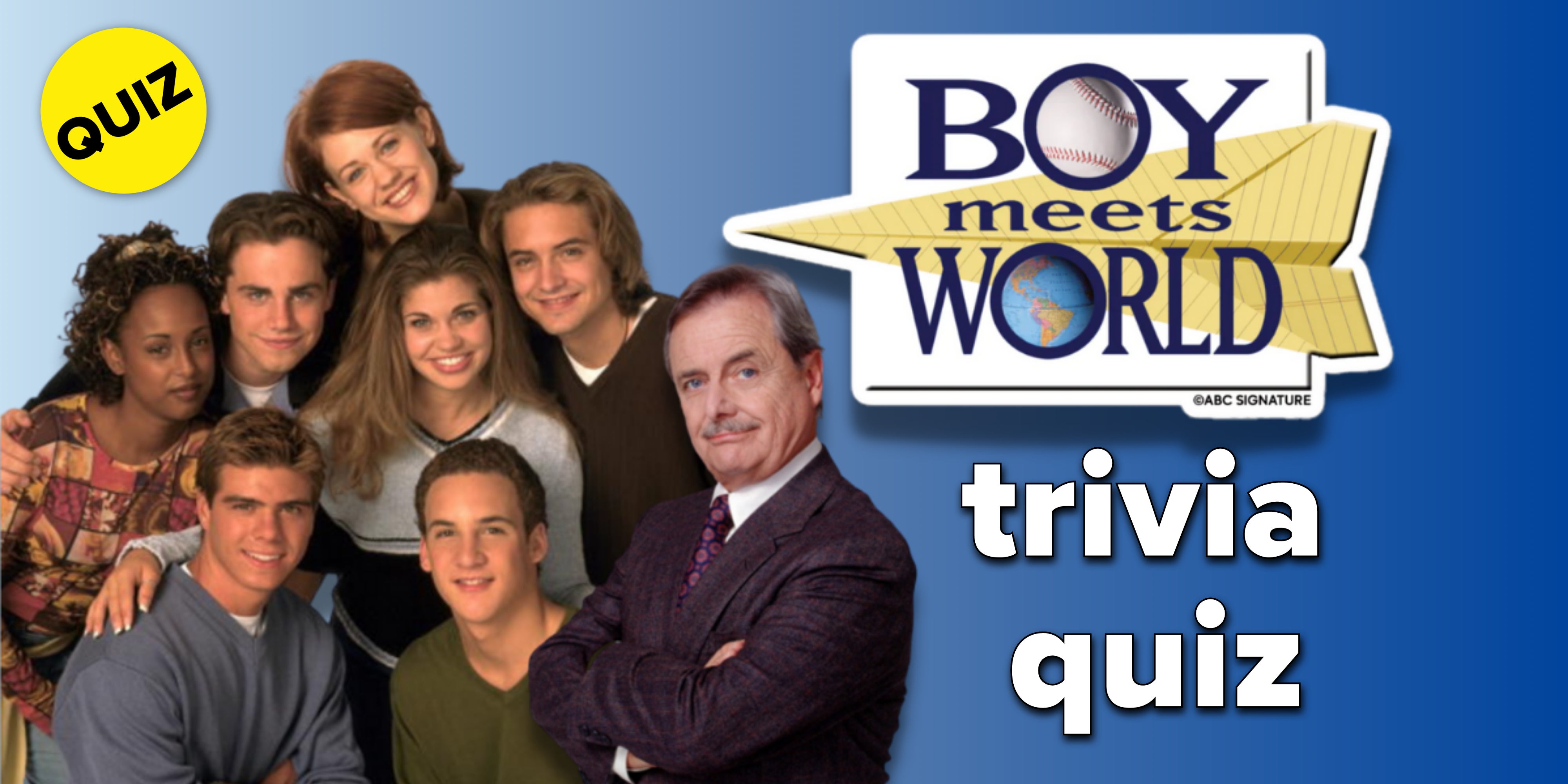 Boy Meets World Trivia Quiz
