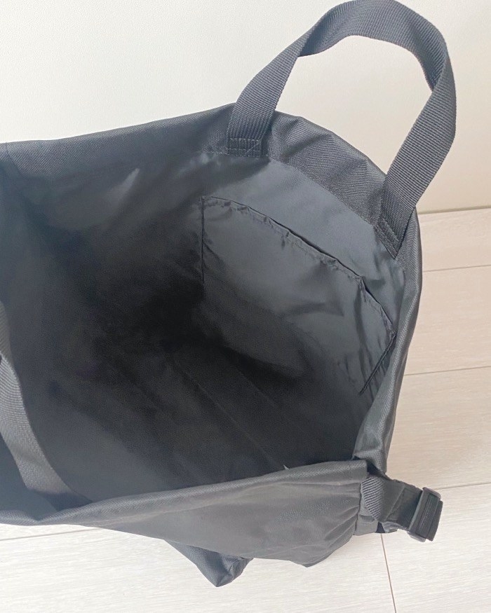 無印良品のオススメのバッグ「トートにもなる 巾着リュックサック」