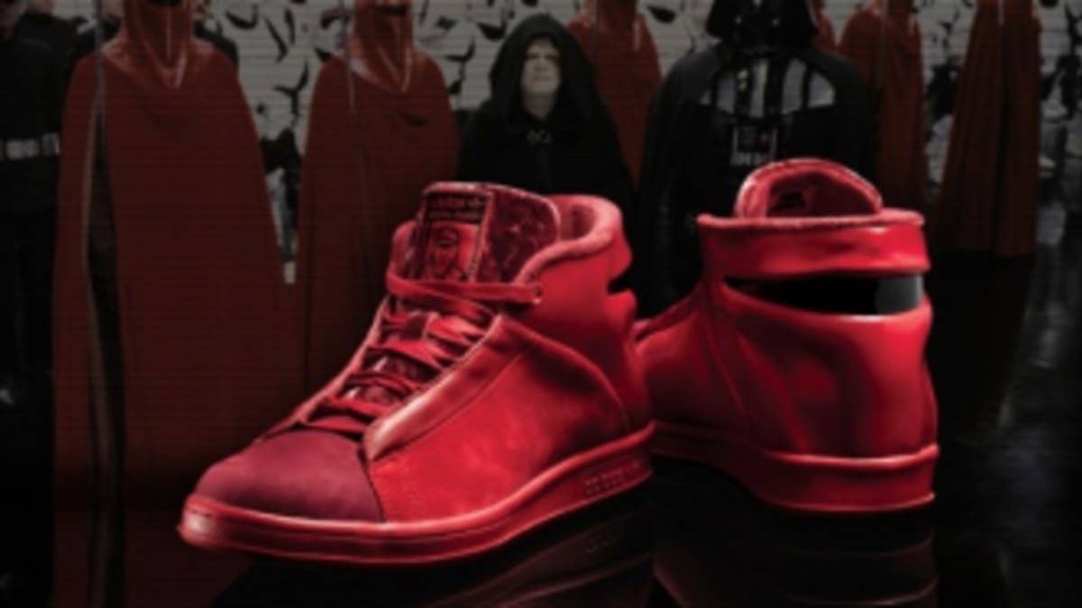 The latest adidas Originals x Star Wars release is inspired by the garb worn by Emperor Palpatine's Imperial Guards.