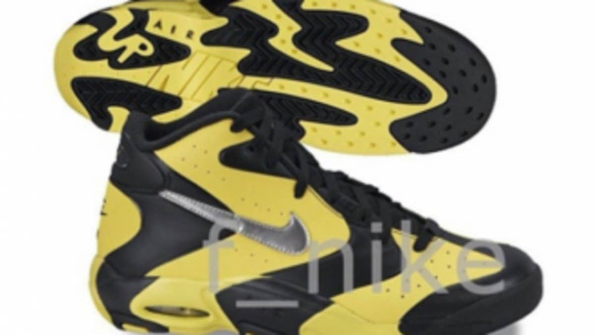 Next year's return of the iconic Air Up by Nike will also include this interesting Black/Yellow color combo.