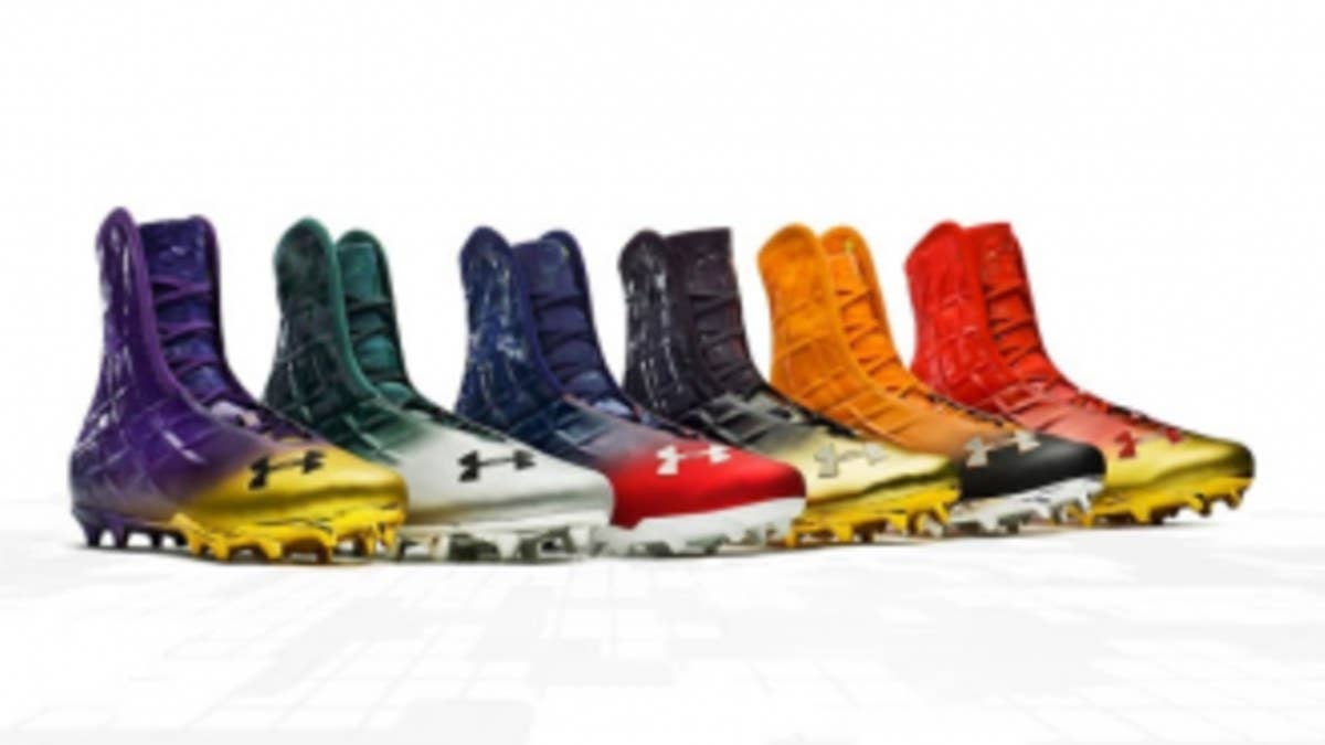 For tomorrow's 2012 NFL Pro Bowl, Under Armour will be supplying several of their football representatives with new Highlight CompFit PE football cleats.
