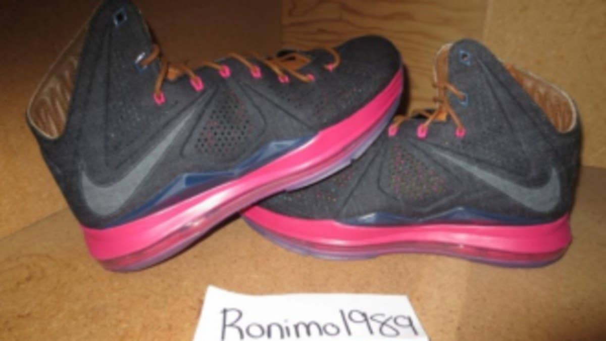 Also releasing this summer from Nike Sportswear will be this "Denim" LeBron X EXT.